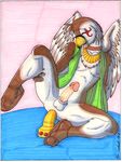 anal avian bird dildo dildo_sitting feathers male marc_leonhardt penis sex sex_toy solo toy wings 