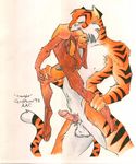  balls bite butt chris_goodwin feline gay lagomorph male nude penis rabbit size_difference tiger 