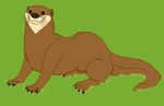  barkwoof feral male mammal mustelid non-anthro otter solo 