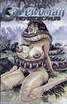  asphyxiation black_hair breasts budd cavewoman feral hair huge_breasts human nipples pinup pubic_hair snake 