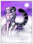  cheetah cuddle dante eyes feline fog gay male mist nude snow_leopard spots surreal sxf-pantera tail tongue 