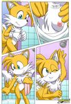  breasts canine female fox miles_prower mobian mobius_unleashed nude pussy sega shower sonic_(series) tails 