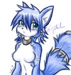  canine cute female fox krystal native solo star_fox unknown_artist video_games vixen 