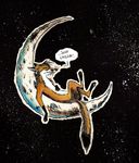  culpeofox dialog dialogue feral fox male mammal moon solo tail text 