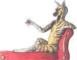  2009 hyena kth_dragon male nude sheath solo wine 