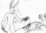  ball_gag balls bdsm blender blood bondage equine guro horror horse jack knife lagomorph mot penectomy sheath sketch 