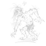  flakes game games male monster plain_background solo white_background 