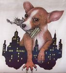  absurd_res canine chihuahua hi_res statue_of_liberty tagme 