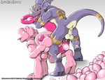  anal anal_penetration anus clitoris dark_nek0gami digimon ditto dragoneer_(character) eggs female from_behind gel male mewtwo oviposition penetration penis pink pok&eacute;mon purple pussy salah straight tail tongue 