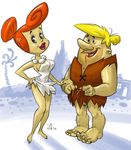  barney_rubble mothxxx tagme the_flintstones wilma_flintstone 