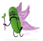  behold_the_pickle fairie fairy flying frown green lolwut_fairie_pickle pickle purple solo wand what what_has_science_done 