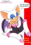  &hearts; boots camel_toe comic female furry_bomb licking nipples rouge_the_bat saliva solo sonic_(series) tongue 