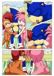  amy_rose breasts comic erection female hedgehog kissing kneeling male masturbation mobian mobius_unleashed penis sally_acorn sega sonic_(series) sonic_the_hedgehog 