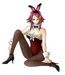  breasts bunnygirl bunnysuit cleavage izayoi_aki smile yu-gi-oh! yugioh_5d&#039;s yuu-gi-ou_5d's 
