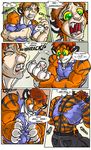  feline keanon_woods male mammal muscles tiger transformation 