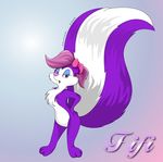  arkangel_zigma bow chest_tuft countershading female fifi_la_fume fifi_le_fume fur mammal skunk solo tiny_toon_adventures tiny_toons tuft warner_brothers 