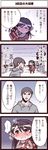  1girl 4koma brown_eyes brown_hair comic crying crying_with_eyes_open keuma original snow tears translated wang-sensei 