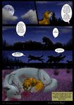  blood canine comic death dieing female feral fox kesh male mammal mother nature one_way_or_another outside parent rukifox sad touching watermark wolf 