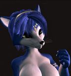  breasts canine female fox hair krystal mammal nintendo star_fox there_is_no_pipe turbosock video_games vixen whiskers 