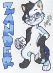  2010 badge cat cub feline glasses male marci_mcadam solo zander 