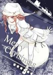  boots christmas copyright_request gloves hat izumi_rei sack santa_costume santa_hat solo thighhighs white_gloves white_santa_costume 