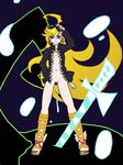  censored highres ninja_man panty_&amp;_stocking_with_garterbelt panty_(character) panty_(psg) pussy_juice stripes_i_&amp;_ii sword weapon 