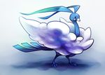  beak blue commentary_request creature dragon eyelashes feathered_wings fur gen_3_pokemon hitec monster no_humans pokemon pokemon_(creature) solo standing tail wings 
