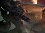  armored_core:_nexus bad_id bad_pixiv_id cannon dual_face epic genobee gun highres karasawa-40 mecha no_humans rifle weapon 