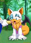  bat breasts cum cumshot facial female forest hedgehog male mobius_unleashed nude oral orgasm penis rouge_the_bat sex sonic_(series) sonic_the_hedgehog straight tree 