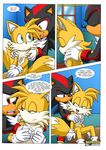  canine couple female fox hedgehog male massage miles_prower mobian mobius_unleashed sega shadow_the_hedgehog sonic_(series) tails 