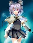  animal_ears bad_id bad_pixiv_id capelet jewelry mouse_ears mouse_tail nazrin pendant red_eyes solo standing tail touhou yoshida_(rodeo) 