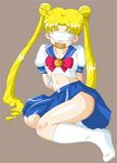  bdsm bishoujo_senshi_sailor_moon blindfold bondage bound gag improvised_gag sailor_moon schoolgirl solo tape tape_gag tapegag tsukino_usagi twintails 