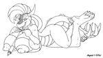 2009 angela breasts claws dragon female horns hyper hyper_breasts pen scalie tail yiffer 