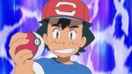  animated animated_gif black_hair creatures_(company) game_freak hat lowres meltan nintendo poke_ball poke_ball_(generic) pokemon pokemon_(anime) pokemon_(creature) pokemon_sm_(anime) satoshi_(pokemon) throwing throwing_poke_ball 