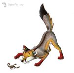  2009 ass_up canine culpeofox feral fox playful raised_tail scorpion tail 