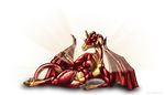  2010 alpha_channel breasts cuprohastes dragon female horns nude pussy scalie solo transparent wings 