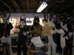  &gt;:3 4chan canine dog fursuit goggles gun human paper_bag photo real rifle weapon 