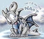  cute dnk-anais dragon female hug-tiem scalie snow solo 