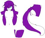  butt dani_(daniruu) daniruu dragon female fursona hair hi_res long_hair long_tail model_sheet nipples plain_background pubes pubic_hair pussy tail white_background 