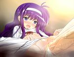  blue_eyes blue_hair breasts lyrical_nanoha mahou_shoujo_lyrical_nanoha mahou_shoujo_lyrical_nanoha_a&#039;s mahou_shoujo_lyrical_nanoha_a's nipples peeing peeing_during_sex penis sex small_breasts suzuka_tsukimura tsukimura_suzuka 