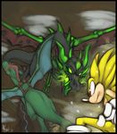  dragon dulcy fight hedgehog hi_res kayla-na lich mammal mel_the_hybrid sega sonic_(series) sonic_the_hedgehog super_sonic undead wings 