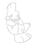  c0nnerc00n chubby female mudkip nintendo overweight plain_background pok&#233;mon pok&eacute;mon pussy solo video_games white_background 