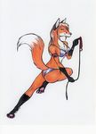  2009 canine female fox inviting lightstep lingerie lucifur sitting solo 