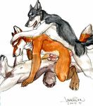  allison_reed anal anal_penetration canine dog fox gay humanoid_penis java male mudshark orgy penetration penis threesome wolf 