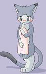  cat cute feline mammal mikazuki_karasu solo towel 