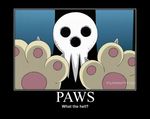  funny paws shinigami_sama soul_eater tagme 