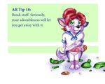  canine cookie cub diaper dog female green_eyes grin hair husky infantilism kalida kammypup long_hair mammal red_hair young 