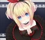  bad_id bad_pixiv_id bare_shoulders blonde_hair blue_eyes choker doll dress elyse headband marchen nanase_(ribonshitoron) solo sound_horizon tears 