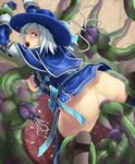  blue_eyes breasts capcom censored character_request crying deep_rising female forced hat highres insertion monster_hunter monster_hunter_frontier object_insertion penetration plant rape rian rian_(armor) side_boob tears tentacles thighhighs thor_(deep_rising) vaginal vaginal_penetration video_games white_hair 