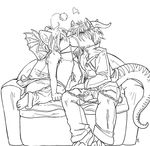  &hearts; affection dragon final_fantasy kissing kyteriah male moogle scalie tsumi video_games 